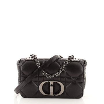 Christian Dior Caro Bag Padded Macrocannage Quilt Calfskin Small