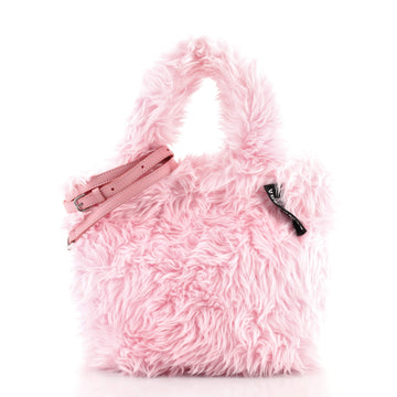 Balenciaga Everyday Tote Faux Fur XXS