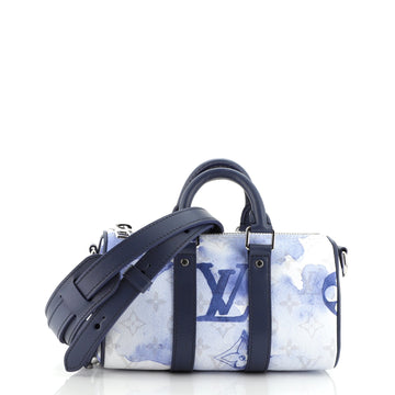 Louis Vuitton Keepall Bandouliere Bag Limited Edition Monogram Watercolor Canvas XS