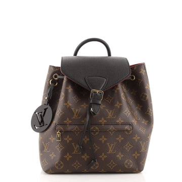 Louis Vuitton Montsouris Backpack NM Monogram Canvas with Leather PM