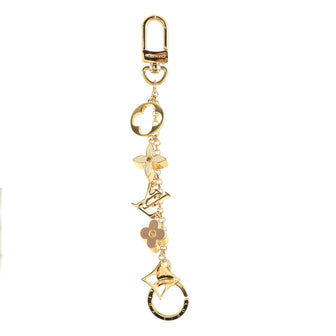 Louis Vuitton Fleur de Monogram Bag Charm and Key Holder Resin and Brass