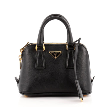 Prada Promenade Handbag Saffiano Leather Mini
