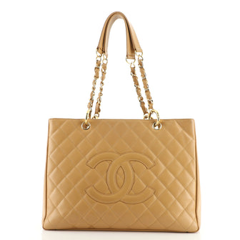 Chanel Grand Shopping Tote Quilted Caviar