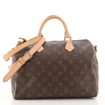 Louis Vuitton Speedy Bandouliere Bag Monogram Canvas 30