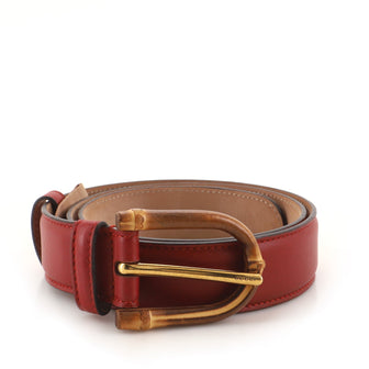Gucci Bamboo Buckle Belt Leather Medium
