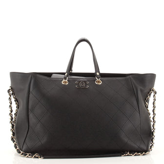 Chanel Neo Soft Shopping Tote Stitched Bullskin Large