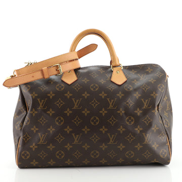 Louis Vuitton Speedy Bandouliere Bag Monogram Canvas 35