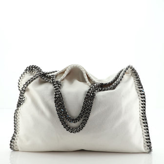 Stella McCartney Falabella Fold Over Bag Shaggy Deer