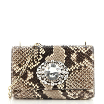 Jimmy Choo Thea Crossbody Bag Python Small