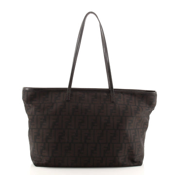 Fendi Roll Tote Zucca Nylon Large