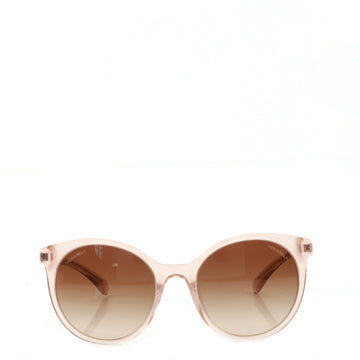Chanel Logo Square Sunglasses Acetate and Metal