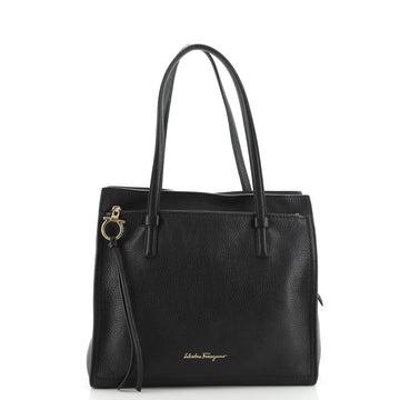 Salvatore Ferragamo Amy Tote Pebbled Leather Medium