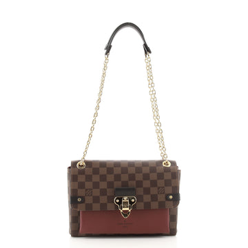 Louis Vuitton Vavin Handbag Damier with Leather PM