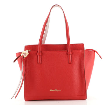 Salvatore Ferragamo Amy Tote Pebbled Leather Medium