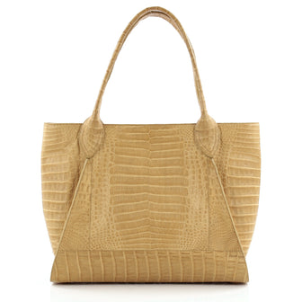 Nancy Gonzalez Open Tote Crocodile Medium