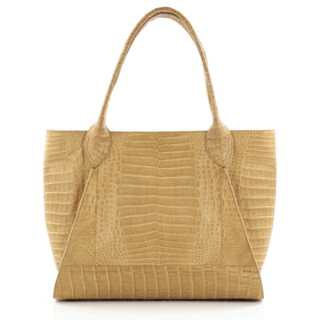 Nancy Gonzalez Open Tote Crocodile Medium