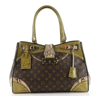 Louis Vuitton Monogramissime Shopper Monogram Canvas and Exotics GM
