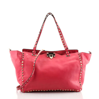 Valentino Rockstud Tote Soft Leather Medium