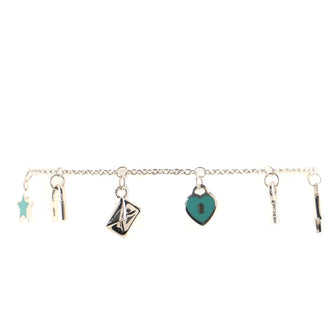 Tiffany & Co. Love Notes Charm Bracelet Sterling Silver