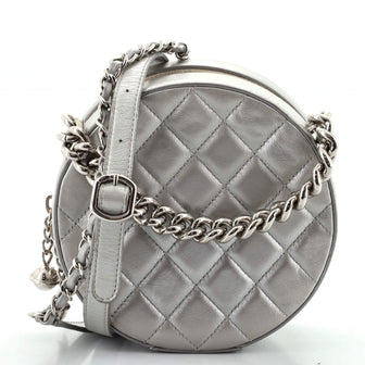 Chanel Round as Earth Crossbody Bag Glazed Calfskin