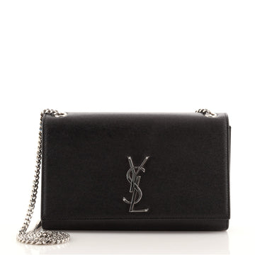Saint Laurent Classic Monogram Crossbody Bag Grainy Leather Medium