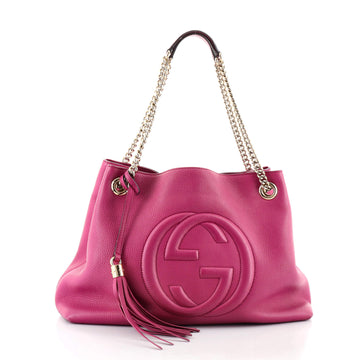 Gucci Soho Chain Strap Shoulder Bag Leather Medium