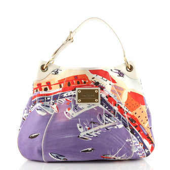Louis Vuitton Galliera Handbag Riviera Cruise Canvas GM