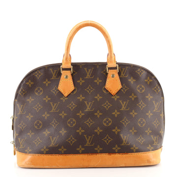 Louis Vuitton Vintage Alma Handbag Monogram Canvas PM