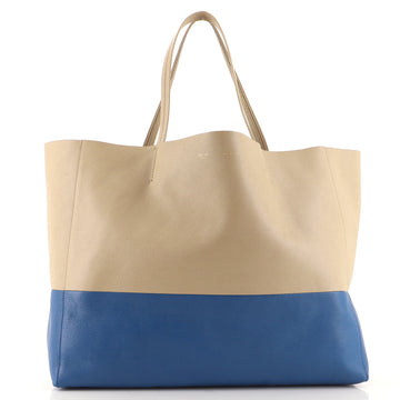 Celine Horizontal Bi-Cabas Tote Leather Large