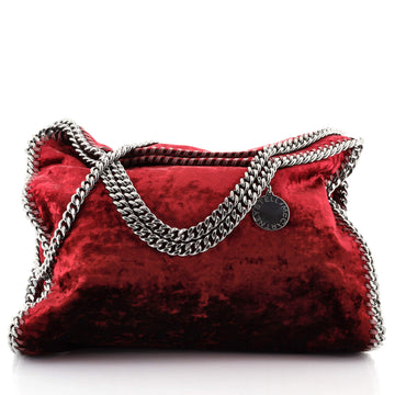 Stella McCartney Falabella Fold Over Bag Velvet