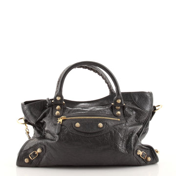 Balenciaga City Classic Studs Bag Leather Medium