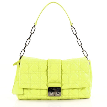 Christian Dior New Lock Flap Bag Cannage Quilt Leather Medium
