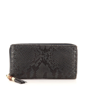Gucci Zip Around Wallet Python Long