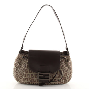 Fendi Shoulder Bag Zucchino Canvas Medium
