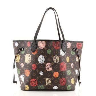 Louis Vuitton Neverfull NM Tote Limited Edition Fornasetti Cameo Monogram Canvas MM