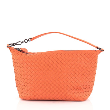 Bottega Veneta Zip Hobo Intrecciato Nappa Small