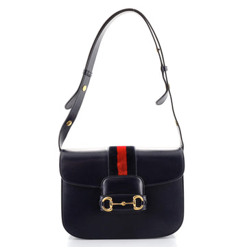 Gucci 1955 Horsebit Shoulder Bag Leather Small