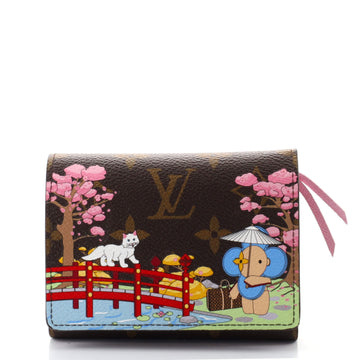 Louis Vuitton Victorine Wallet Limited Edition Vivienne Xmas Monogram Canvas