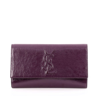 Saint Laurent Belle de Jour Clutch Leather Large