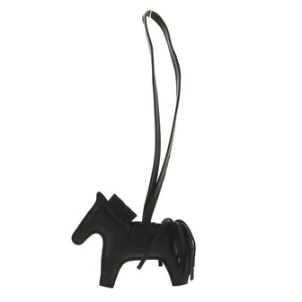 Hermes So Black GriGri Rodeo Bag Charm Leather PM