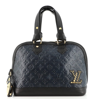 Double Jeu Neo Alma Bag Monogram Embossed Leather