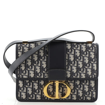 Christian Dior 30 Montaigne Flap Bag Oblique Canvas