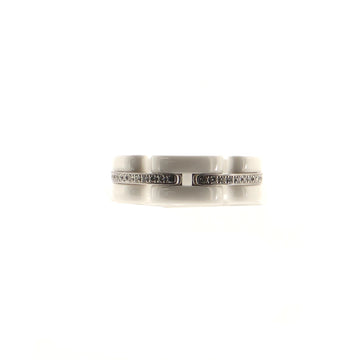 Chanel Ultra Link Ring Ceramic with 18K White Gold with Diamonds