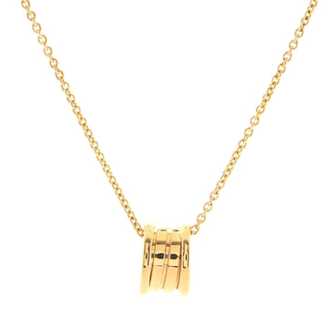 Bvlgari B.Zero1 Pendant Necklace 18K Yellow Gold Small