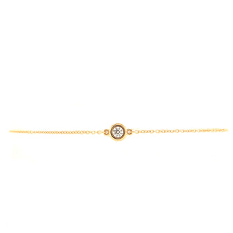 Tiffany & Co. Elsa Peretti Diamonds By The Yard Bracelet 18K Rose Gold with Diamond .10CT