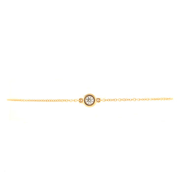 Tiffany & Co. Elsa Peretti Diamonds By The Yard Bracelet 18K Rose Gold with Diamond .10CT
