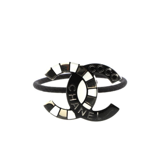 Chanel CC Logo Hair Tie Resin and Fabric