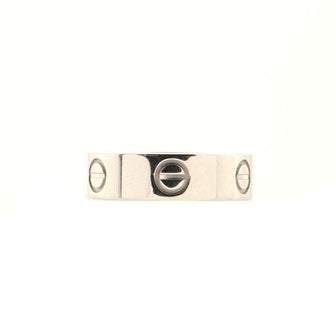 Cartier Love Band Ring 18K White Gold