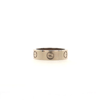Cartier Love Band Ring 18K White Gold