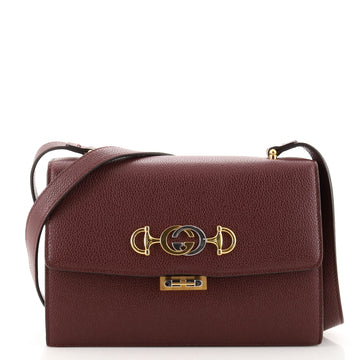 Gucci Zumi Flap Shoulder Bag Leather Small